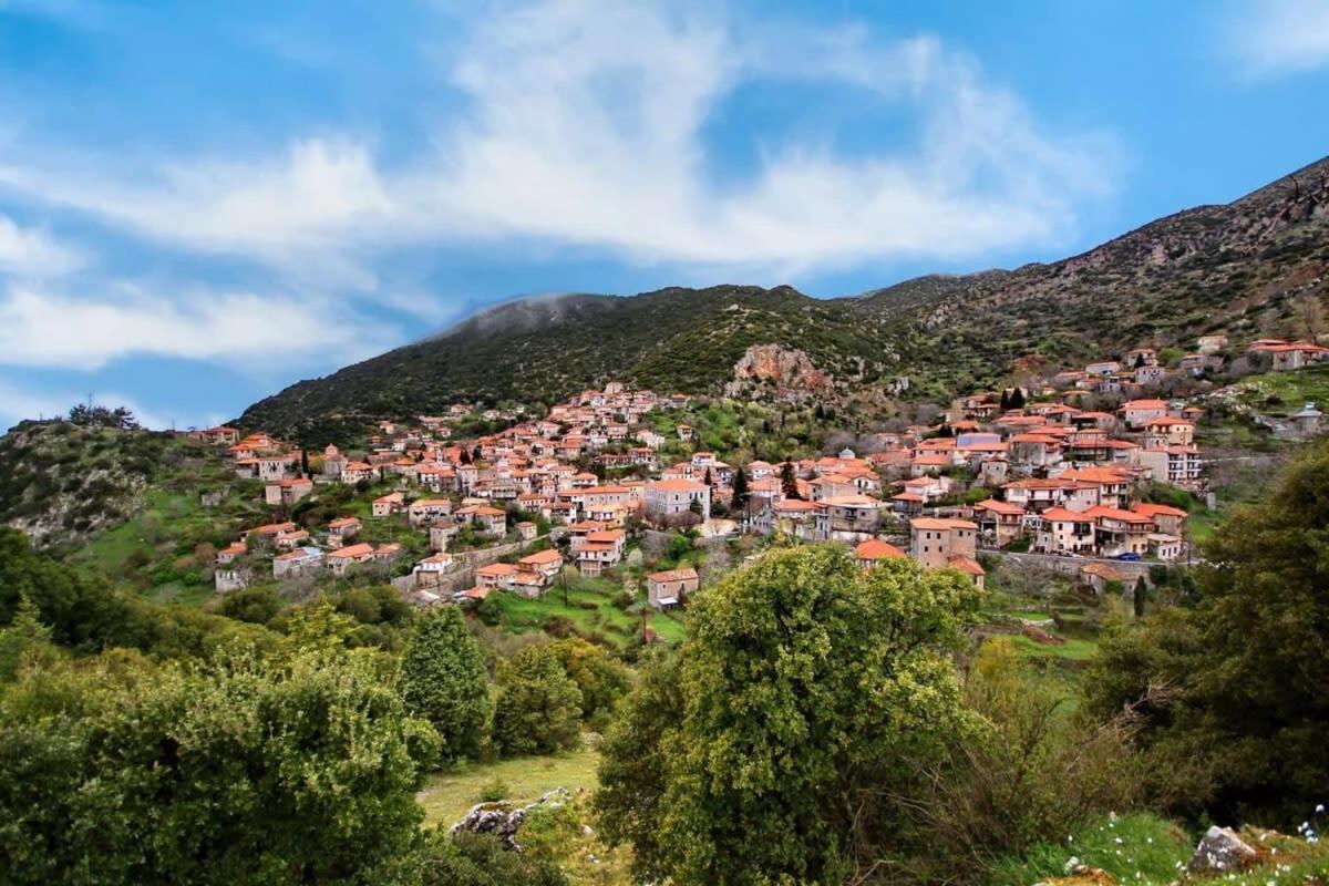 Stemnitsa Stone Residence - Comfy Mountain Getaway Kültér fotó